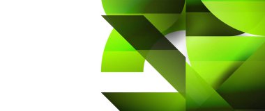 Büyüleyici vektör illüstrasyonu - geometrik, minimalist, soyut arkaplan duvar kağıdı, pankart, arkaplan, iniş sayfası, duvar sanatı, davetiye, baskılar, posterler için daireler ve üçgenlerle süslenmiş