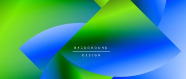 Daireler ve eğimli yuvarlak şekiller. Asgari soyut arkaplan, yuvarlak geometrik şekiller, temiz ve yapılandırılmış tasarım