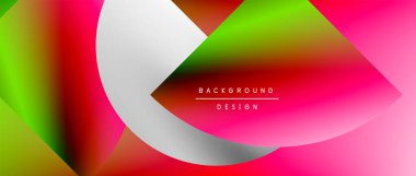 Daireler ve eğimli yuvarlak şekiller. Asgari soyut arkaplan, yuvarlak geometrik şekiller, temiz ve yapılandırılmış tasarım