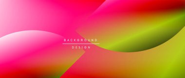 Posterler, kapaklar, afişler, broşürler, web siteleri için parlak renk çemberi ve yuvarlak element minimal geometrik soyut arkaplan