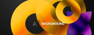 Çember ve üçgen soyut arkaplan. Yaratıcı teknoloji, dijital sanat, sosyal iletişim ve modern bilim kavramı. Posterler, kapaklar, afişler, broşürler ve web siteleri için ideal