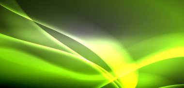 Neon ışıklı dalgalar arka planda dalgalanıyor, ışıltı ve hareketin büyüleyici dansı. Dinamik zemin, enerjinin ve modern estetiğin özünü yakalar