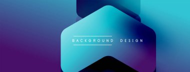 Enerjik geometrik arkaplan harmonik hareket içinde dinamik oklardan oluşan bir dizi içeriyor, hız, çeviklik ve kasıtlı akış duygusunu çağrıştırıyor