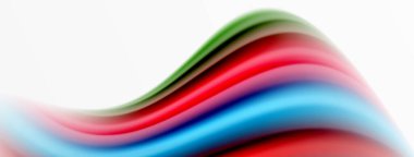 Gökkuşağı rengi ipekten bulanık arka plan beyaz, göz kamaştırıcı bir şekilde canlı arkaplan. Göz kamaştırıcı renk karışımı gökkuşağını, ipeksi ve zarif dalgalı deseni anımsatıyor.