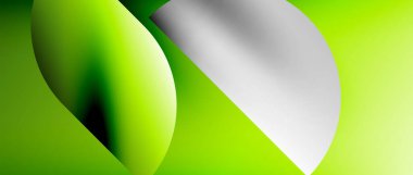 Posterler, kapaklar, afişler, broşürler, web siteleri için parlak renk çemberi ve yuvarlak element minimal geometrik soyut arkaplan