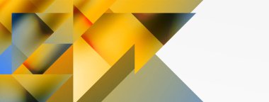 Büyüleyici vektör soyutlaması. Üçgenler büyüleyici dansla kesişiyor, dinamik geometrik zemin hazırlıyorlar. Şekil ve açıların birleşimi modern tasarımın sanatsal senfonisini yaratır.