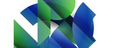 Geometrik füzyon - üçgenlerin soyut harmonisi ve minimalist arkaplan tasarımında daireler. Duvar kağıdı, afiş, arkaplan, iniş sayfası, duvar sanatı, davetiye, baskı için şekil ve satır tasarımı