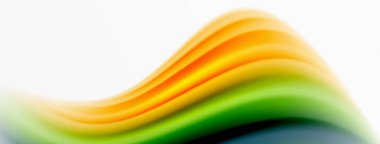 Gökkuşağı rengi ipekten bulanık arka plan beyaz, göz kamaştırıcı bir şekilde canlı arkaplan. Göz kamaştırıcı renk karışımı gökkuşağını, ipeksi ve zarif dalgalı deseni anımsatıyor.