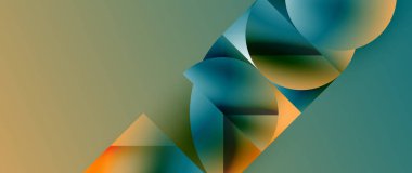 Minimalist geometrik arkaplan, metalik daireler ve kareler sergiliyor. Abartısız zarafeti somutlaştırıyor. Yansıtıcı yüzeyler ve hassas biçimler basitlik ve karmaşıklığın uyumlu bir karışımını oluşturur.