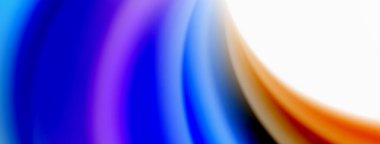 Gökkuşağı rengi ipekten bulanık arka plan beyaz, göz kamaştırıcı bir şekilde canlı arkaplan. Göz kamaştırıcı renk karışımı gökkuşağını, ipeksi ve zarif dalgalı deseni anımsatıyor.