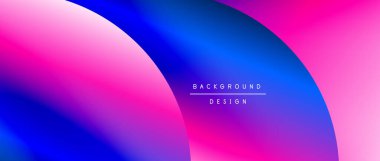 Daireler ve eğimli yuvarlak şekiller. Asgari soyut arkaplan, yuvarlak geometrik şekiller, temiz ve yapılandırılmış tasarım