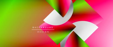 Daireler ve eğimli yuvarlak şekiller. Asgari soyut arkaplan, yuvarlak geometrik şekiller, temiz ve yapılandırılmış tasarım