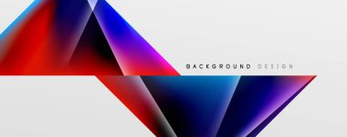 Triangle fluid color gradient abstract background. Vector Illustration For Wallpaper, Banner, Background, Card, Book Illustration, landing page