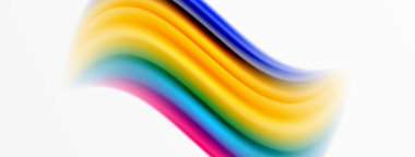 Gökkuşağı rengi ipekten bulanık arka plan beyaz, göz kamaştırıcı bir şekilde canlı arkaplan. Göz kamaştırıcı renk karışımı gökkuşağını, ipeksi ve zarif dalgalı deseni anımsatıyor.