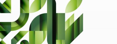 Çeşitli geometrik şekiller, dijital tasarımlar, sunumlar, web sitesi afişleri, sosyal medya paylaşımları için çağdaş tasarım için çok yönlü bir tablo sunarak, asgari soyut bir zemin üzerinde birleşir.