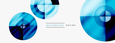 Yaratıcı çember geometrik soyut arkaplan