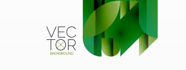 Dinamik soyut vektör arkaplanı. Dairelerin, karelerin ve üçgenlerin uyumlu birleşimi. Geometrik elementler büyüleyici bir zemin oluşturmak için birbirine dolanır. Her şekil biçimlerin kaleydoskopuna katkıda bulunur