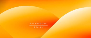 Posterler, kapaklar, afişler, broşürler, web siteleri için parlak renk çemberi ve yuvarlak element minimal geometrik soyut arkaplan