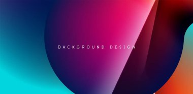 Colorful bubble abstract background with shadow effects. Minimalist geometric vector Illustration For Wallpaper, Banner, Background, Card, Book Illustration, landing page