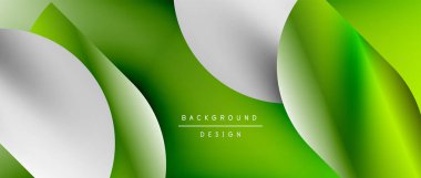 Posterler, kapaklar, afişler, broşürler, web siteleri için parlak renk çemberi ve yuvarlak element minimal geometrik soyut arkaplan