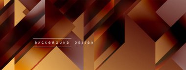 Basit geometrik formlar - dinamik geometrik soyut arkaplan. Duvar kağıdı, afiş, arkaplan, iniş sayfası, duvar sanatı, davetiye, baskılar, posterler için görsel senfoni