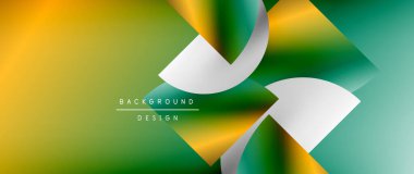 Daireler ve eğimli yuvarlak şekiller. Asgari soyut arkaplan, yuvarlak geometrik şekiller, temiz ve yapılandırılmış tasarım