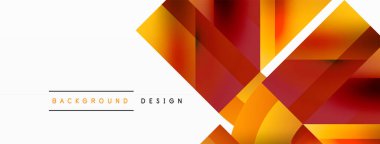 Kareli, üçgenli, daireli geometrik arkaplan. Şekiller uyumlu bir şekilde etkileşir, dijital tasarımlar, sunumlar, web sitesi afişleri, sosyal medya iletileri için görsel olarak çarpıcı bir tasarım oluşturur