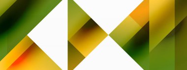 Parlak daire, kare, üçgen minimalist geometrik arkaplanı şekillendirir. Gösterişli, çağdaş tasarım dijital tasarımlar, sunumlar, web sitesi afişleri, sosyal medya paylaşımları için biraz sofistike