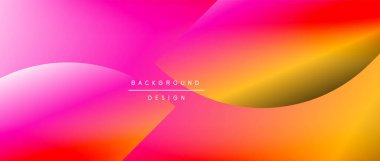 Posterler, kapaklar, afişler, broşürler, web siteleri için parlak renk çemberi ve yuvarlak element minimal geometrik soyut arkaplan