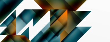 Büyüleyici vektör soyutlaması. Üçgenler büyüleyici dansla kesişiyor, dinamik geometrik zemin hazırlıyorlar. Şekil ve açıların birleşimi modern tasarımın sanatsal senfonisini yaratır.