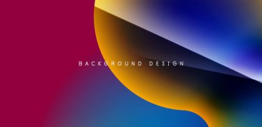 Colorful bubble abstract background with shadow effects. Minimalist geometric vector Illustration For Wallpaper, Banner, Background, Card, Book Illustration, landing page