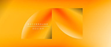 Posterler, kapaklar, afişler, broşürler, web siteleri için parlak renk çemberi ve yuvarlak element minimal geometrik soyut arkaplan