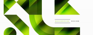 Parlak daire, kare, üçgen minimalist geometrik arkaplanı şekillendirir. Gösterişli, çağdaş tasarım dijital tasarımlar, sunumlar, web sitesi afişleri, sosyal medya paylaşımları için biraz sofistike