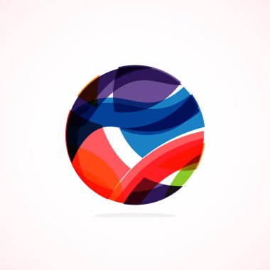 Soyut çember logosu - minimalist amblem, zamansız ve evrensel daire şekli. Benzersiz logo markaların ve kavramların aralığını temsil ediyor, basitliği ve yaratıcılığı tek ve ikonik bir resimde özetliyor