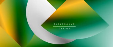 Daireler ve eğimli yuvarlak şekiller. Asgari soyut arkaplan, yuvarlak geometrik şekiller, temiz ve yapılandırılmış tasarım