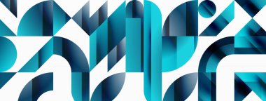 Çeşitli geometrik şekiller, dijital tasarımlar, sunumlar, web sitesi afişleri, sosyal medya paylaşımları için çağdaş tasarım için çok yönlü bir tablo sunarak, asgari soyut bir zemin üzerinde birleşir.