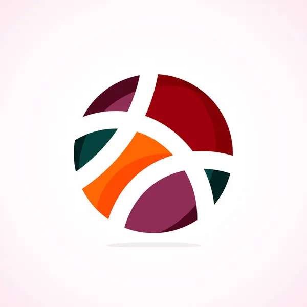 Абстрактный Логотип Круга Минималистская Эмблема Вечная Универсальная Форма Круга Уникальный — стоковый вектор