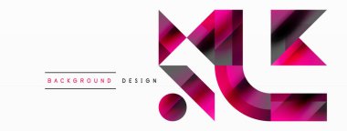 Parlak daire, kare, üçgen minimalist geometrik arkaplanı şekillendirir. Gösterişli, çağdaş tasarım dijital tasarımlar, sunumlar, web sitesi afişleri, sosyal medya paylaşımları için biraz sofistike