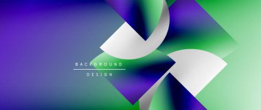 Daireler ve eğimli yuvarlak şekiller. Asgari soyut arkaplan, yuvarlak geometrik şekiller, temiz ve yapılandırılmış tasarım