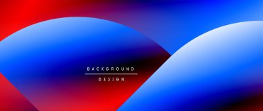 Daireler ve eğimli yuvarlak şekiller. Asgari soyut arkaplan, yuvarlak geometrik şekiller, temiz ve yapılandırılmış tasarım