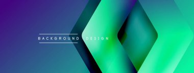 Enerjik geometrik arkaplan harmonik hareket içinde dinamik oklardan oluşan bir dizi içeriyor, hız, çeviklik ve kasıtlı akış duygusunu çağrıştırıyor