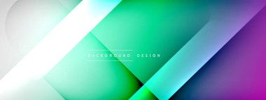 Soyut arkaplan - geometrik bileşim ışık ve gölgelerle oluşturuldu. Teknoloji veya iş dijital şablonu