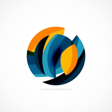 Soyut çember logosu, dinamik estetik. Basitlik, bağlantı, akıcılık ve enerjiyi, modern ve görsel bir kimlik arayan markalar için çok yönlü bir seçim haline getiriyor.