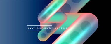 Yuvarlak şekiller ve akışkan eğimli çizgiler soyut arkaplan. Duvar kağıdı, afiş, arkaplan, broşür, katalog, kapak, broşür