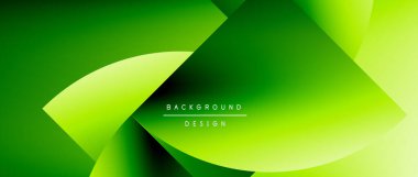 Daireler ve eğimli yuvarlak şekiller. Asgari soyut arkaplan, yuvarlak geometrik şekiller, temiz ve yapılandırılmış tasarım