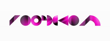 Dijital tasarımlar, sunumlar, web sitesi afişleri, sosyal medya paylaşımları için çok yönlülük ve görsel cazibe sağlayan, minimalist soyut tuval üzerinde geometrik biçimlerin Amalgamatasyonu