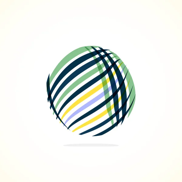 Абстрактный Логотип Круга Минималистская Эмблема Вечная Универсальная Форма Круга Уникальный — стоковый вектор