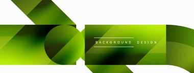 Parlak daire, kare, üçgen minimalist geometrik arkaplanı şekillendirir. Gösterişli, çağdaş tasarım dijital tasarımlar, sunumlar, web sitesi afişleri, sosyal medya paylaşımları için biraz sofistike