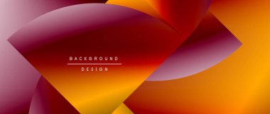 Daireler ve eğimli yuvarlak şekiller. Asgari soyut arkaplan, yuvarlak geometrik şekiller, temiz ve yapılandırılmış tasarım