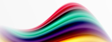 Gökkuşağı rengi ipekten bulanık arka plan beyaz, göz kamaştırıcı bir şekilde canlı arkaplan. Göz kamaştırıcı renk karışımı gökkuşağını, ipeksi ve zarif dalgalı deseni anımsatıyor.